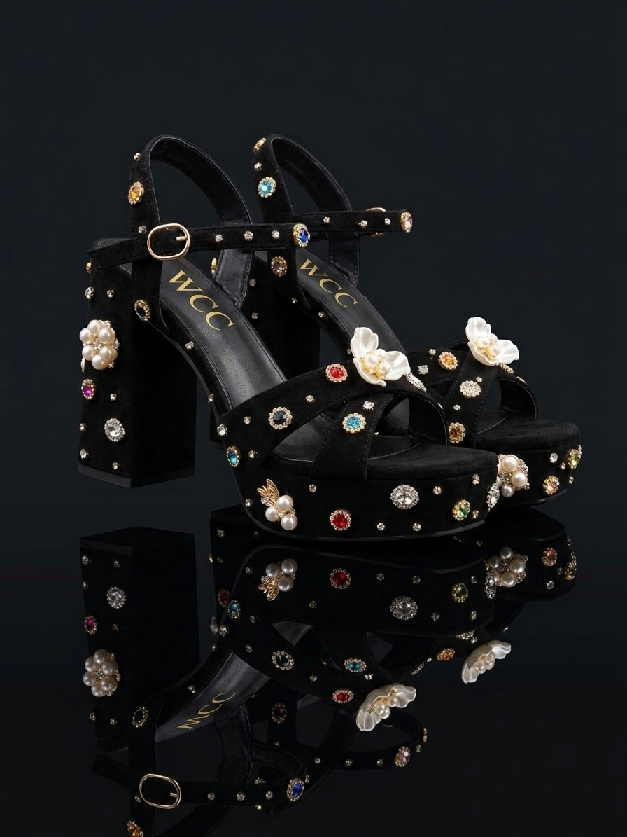 The Heirloom Riot - Custom Chunky Heels