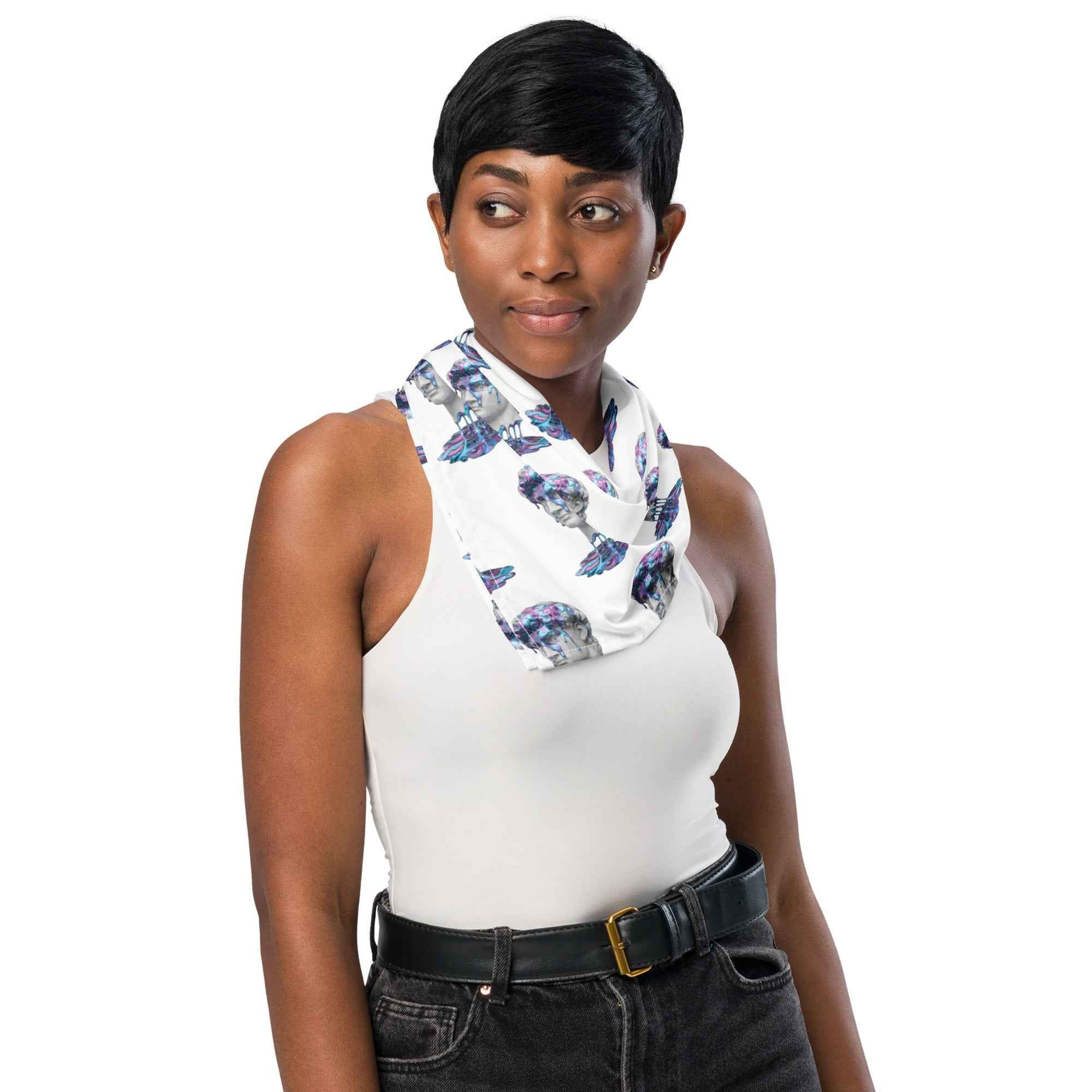 The Renaissance Drip: Liquid David Universal Bandana